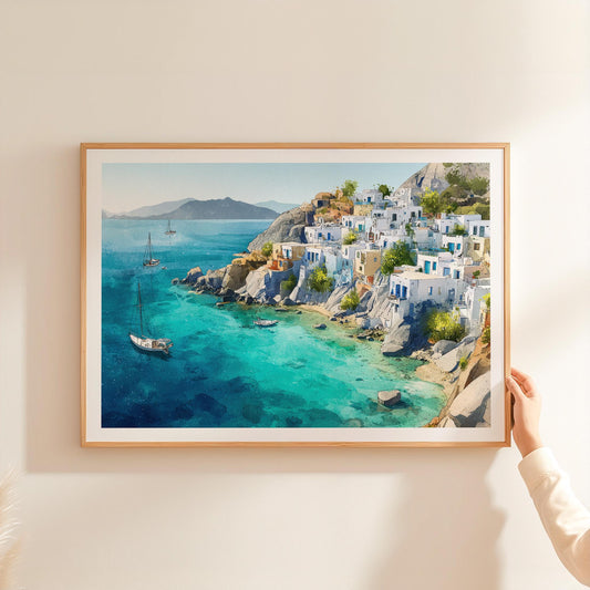 Milos travel poster – view 2