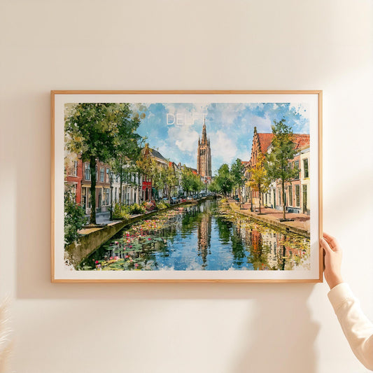 Delft travel poster – view 2
