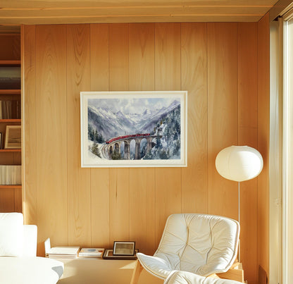 Glacier Express travel poster – view 4