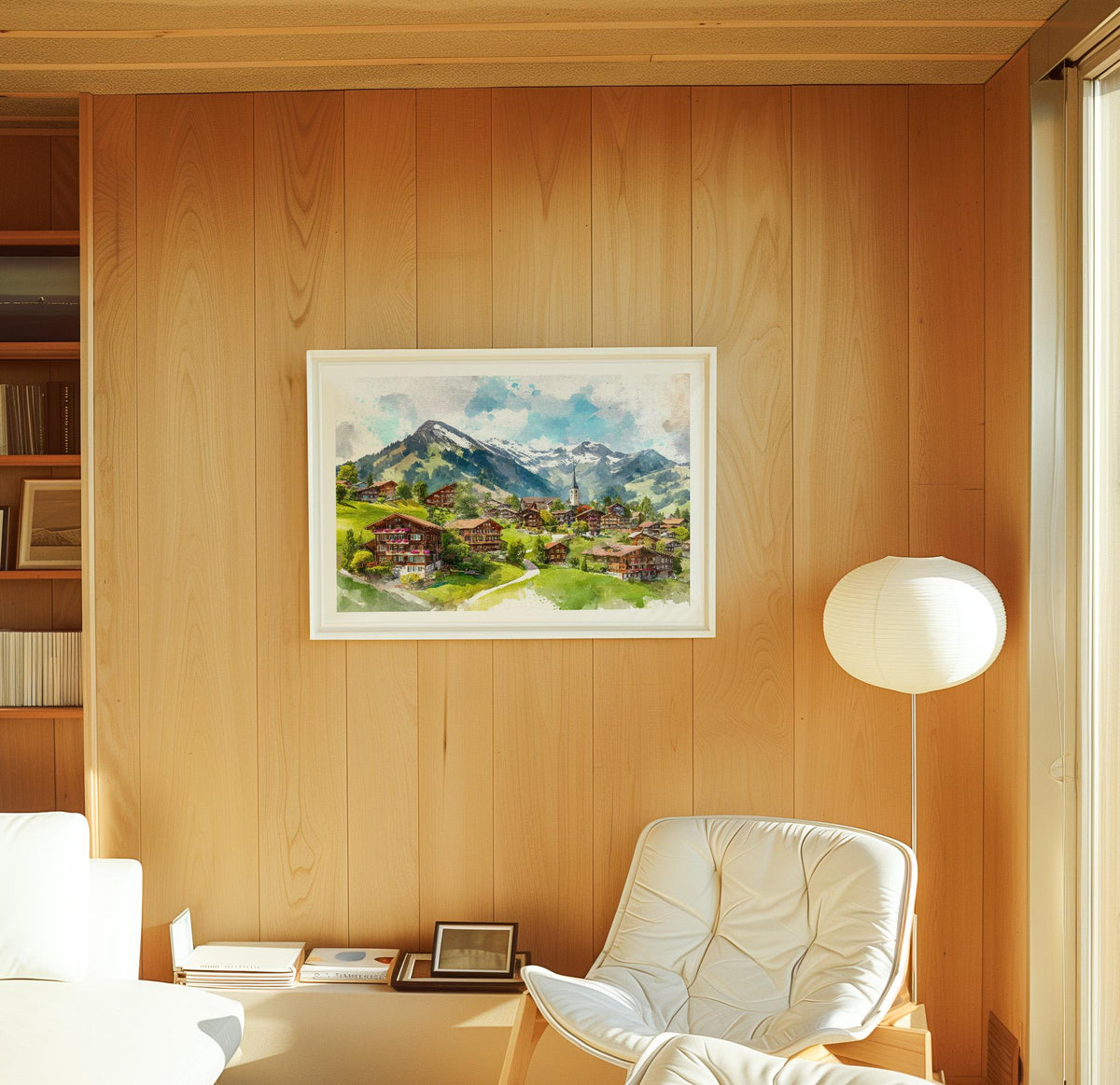 Gstaad travel poster – view 4