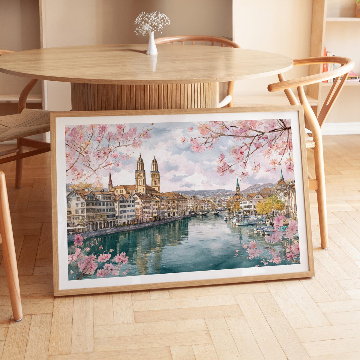 Zurich travel poster – view 6
