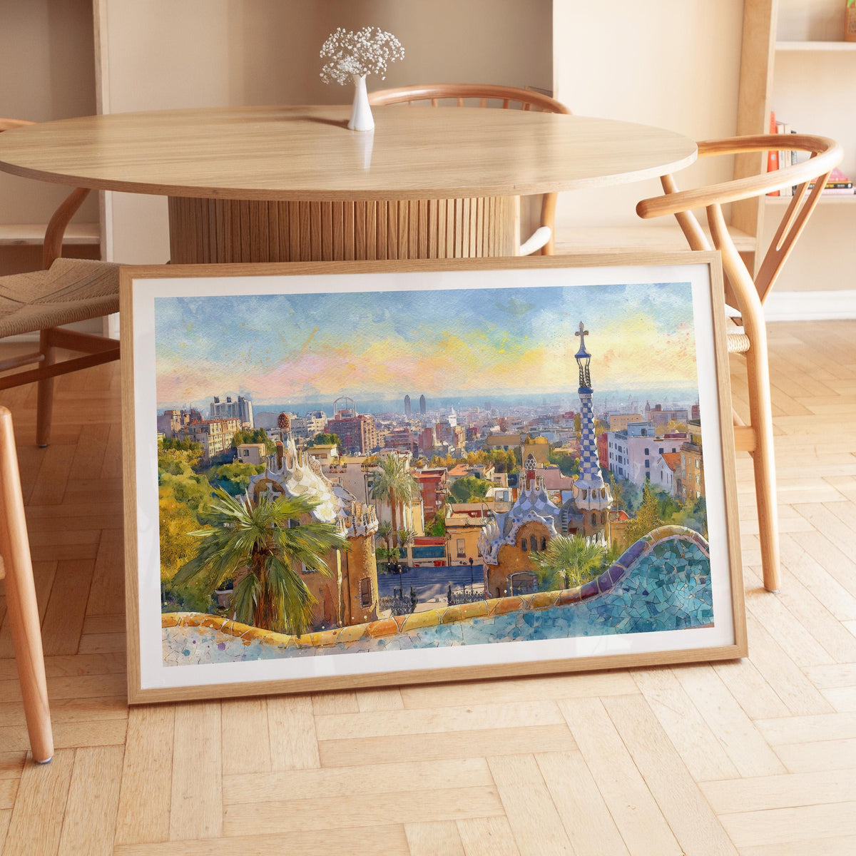 Barcelona travel poster – view 6
