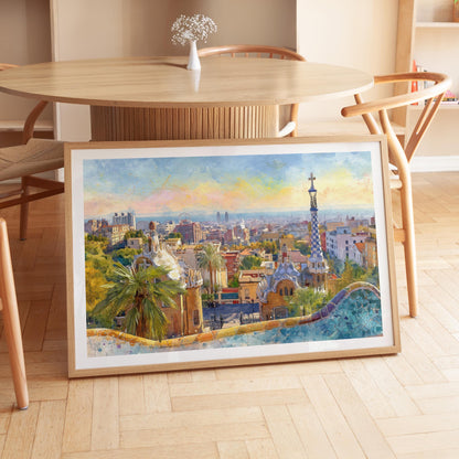 Barcelona travel poster – view 6