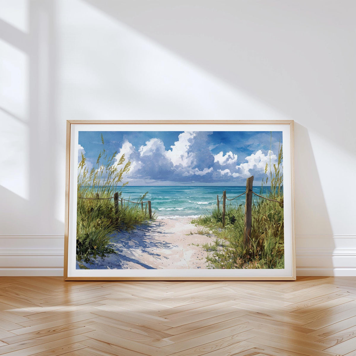 Sanibel Island Travel Poster – Florida Wall Art Print
