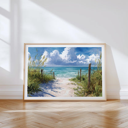 Sanibel Island Travel Poster – Florida Wall Art Print