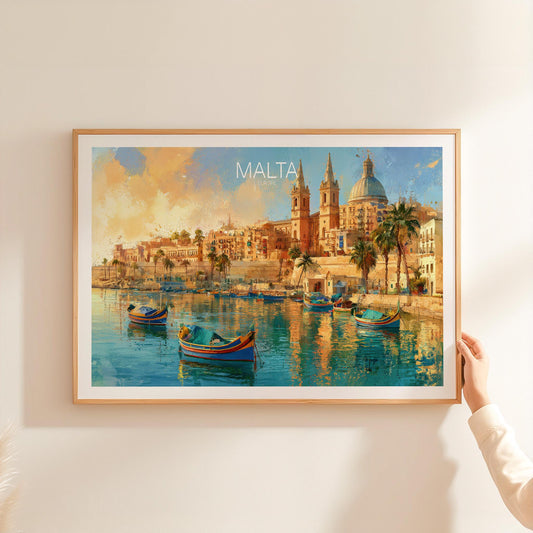 Malta travel poster – view 2