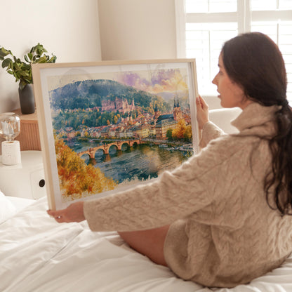 Heidelberg travel poster – view 3