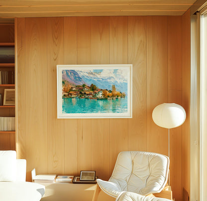 Brienz travel poster – view 4