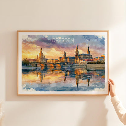 Dresden travel poster – view 2