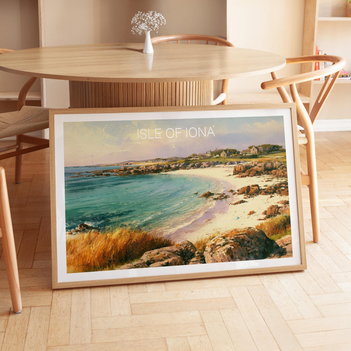 Isle of Iona travel poster – view 6