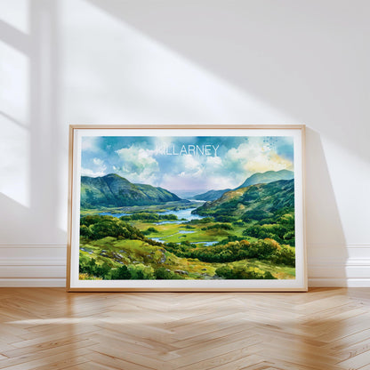 Killarney National Park Travel Poster – Ireland Wall Art Print