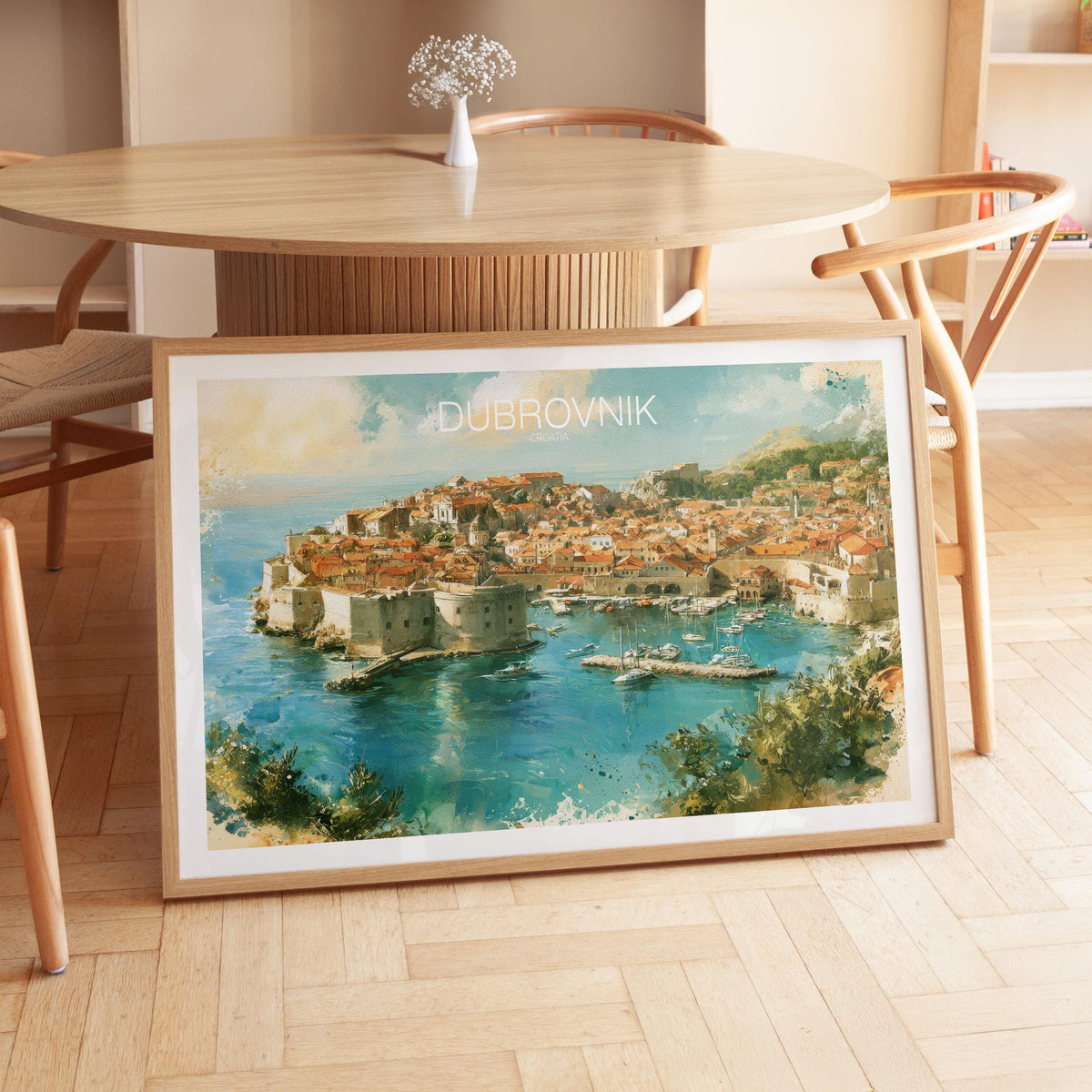 Dubrovnik travel poster – view 6