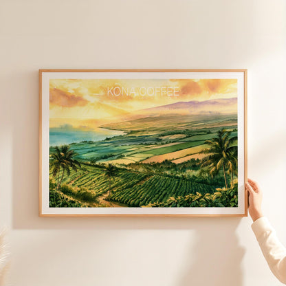 Kona Coffee travel poster – view 2