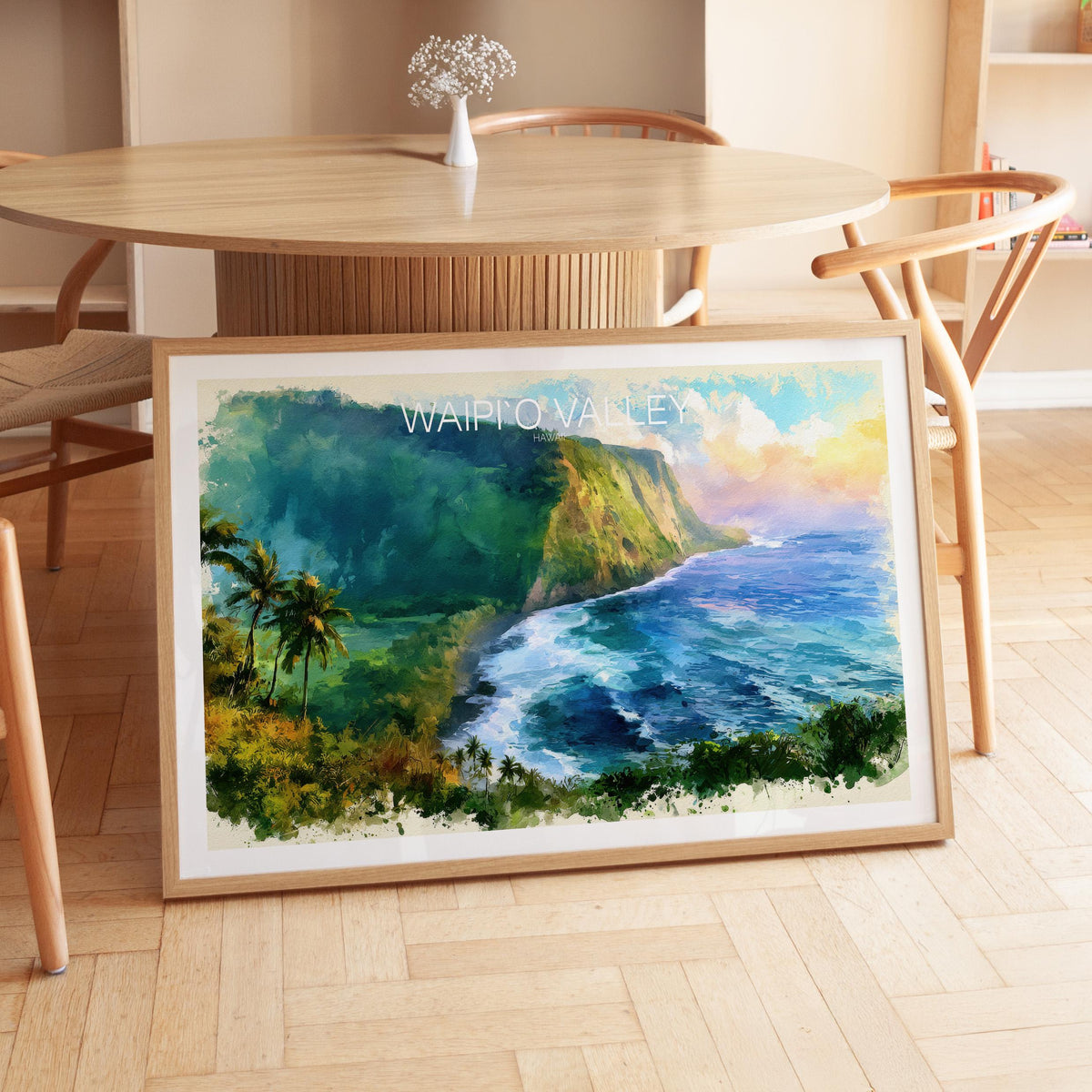 Waipiʻo Valley travel poster – view 6