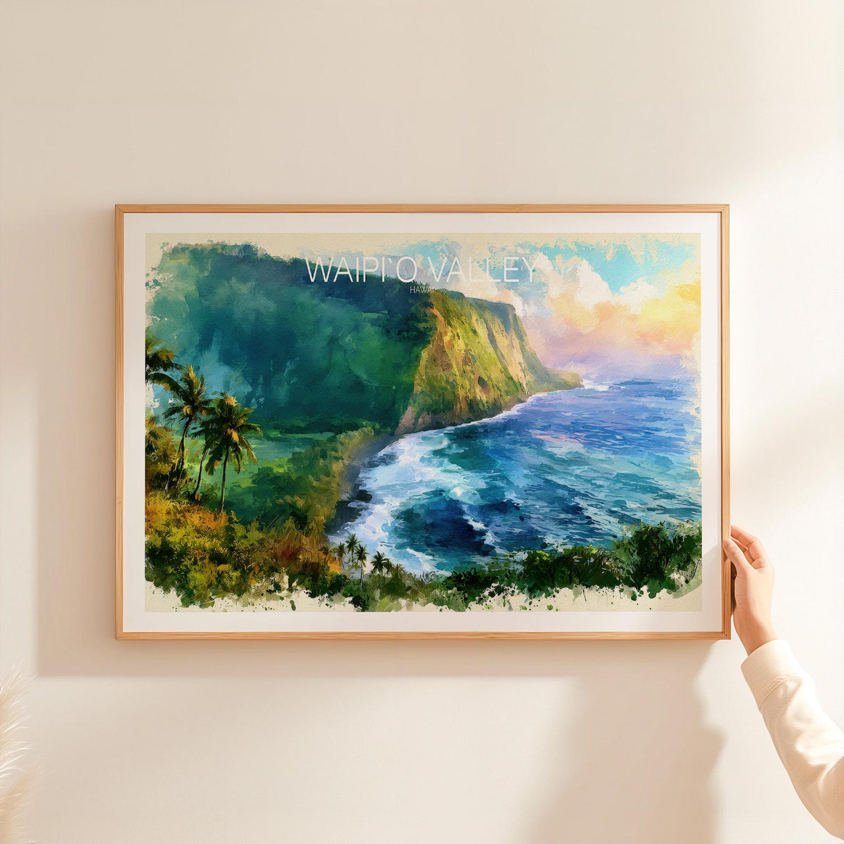 Waipiʻo Valley travel poster – view 2