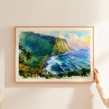 Waipiʻo Valley travel poster – view 2