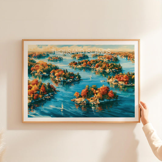 Thousand Islands travel poster – view 2