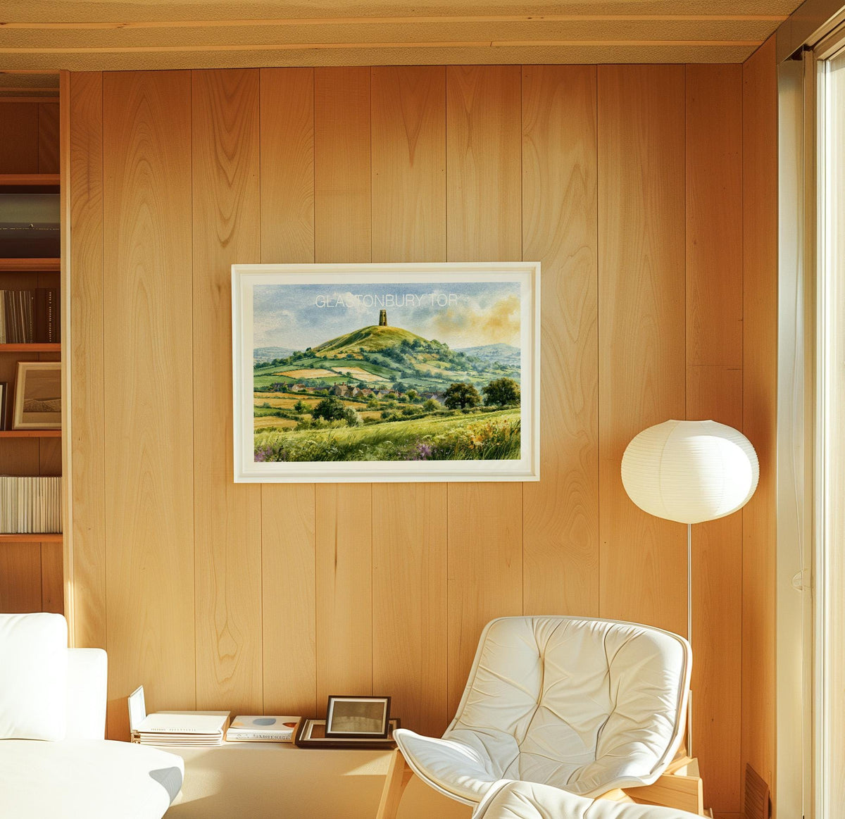 Glastonbury Tor travel poster – view 4
