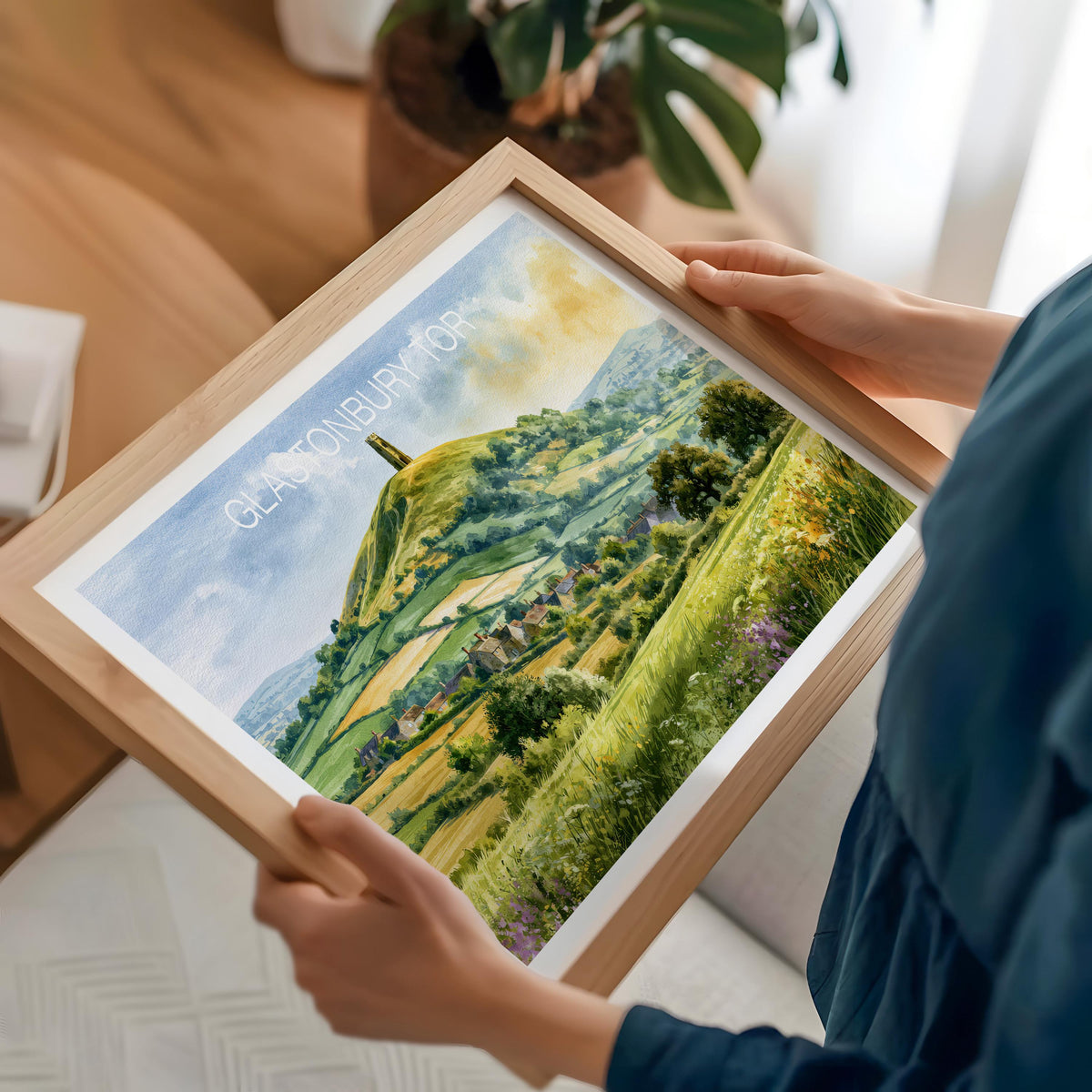 Glastonbury Tor travel poster – view 7