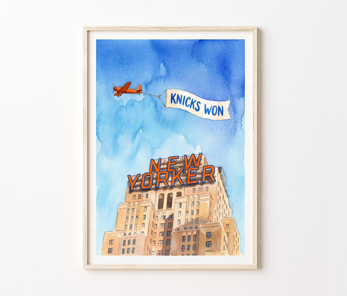 New York Basketball Jalen Brunson Travel Poster – Handcrafted NBA Fan Wall Art Print