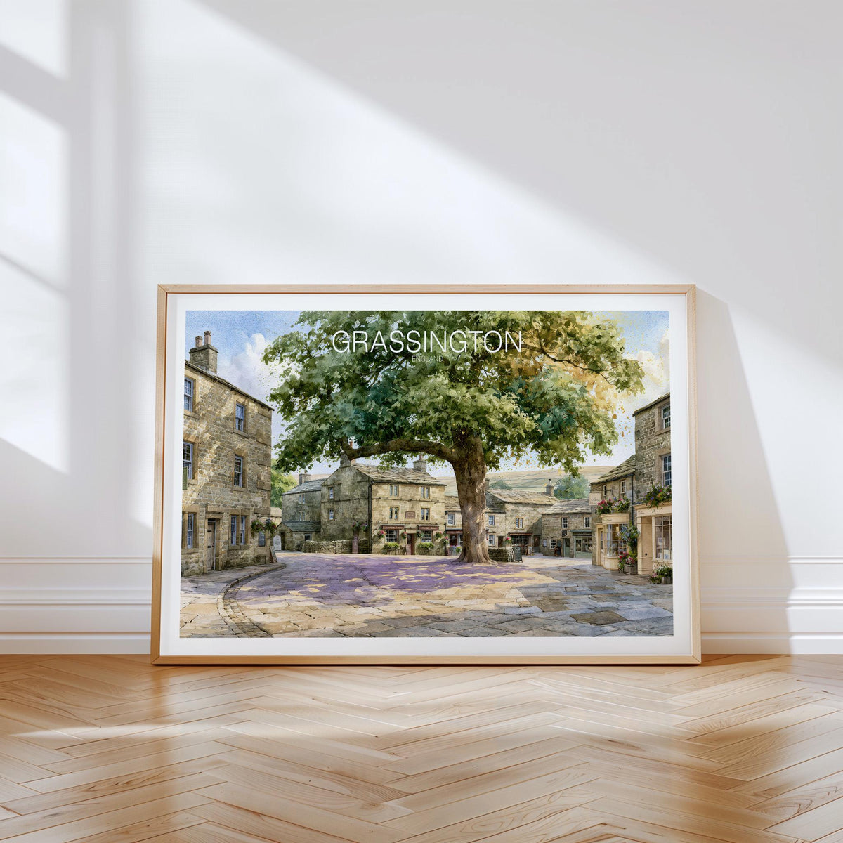 Grassington Travel Poster – Dales Wall Art Print