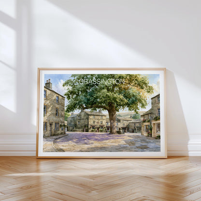 Grassington Travel Poster – Dales Wall Art Print