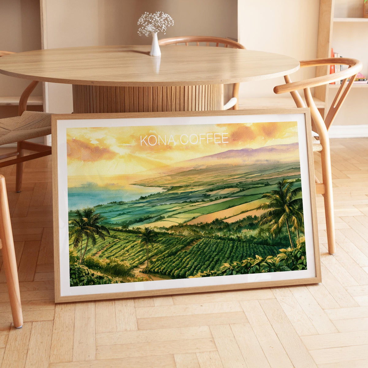 Kona Coffee travel poster – view 6