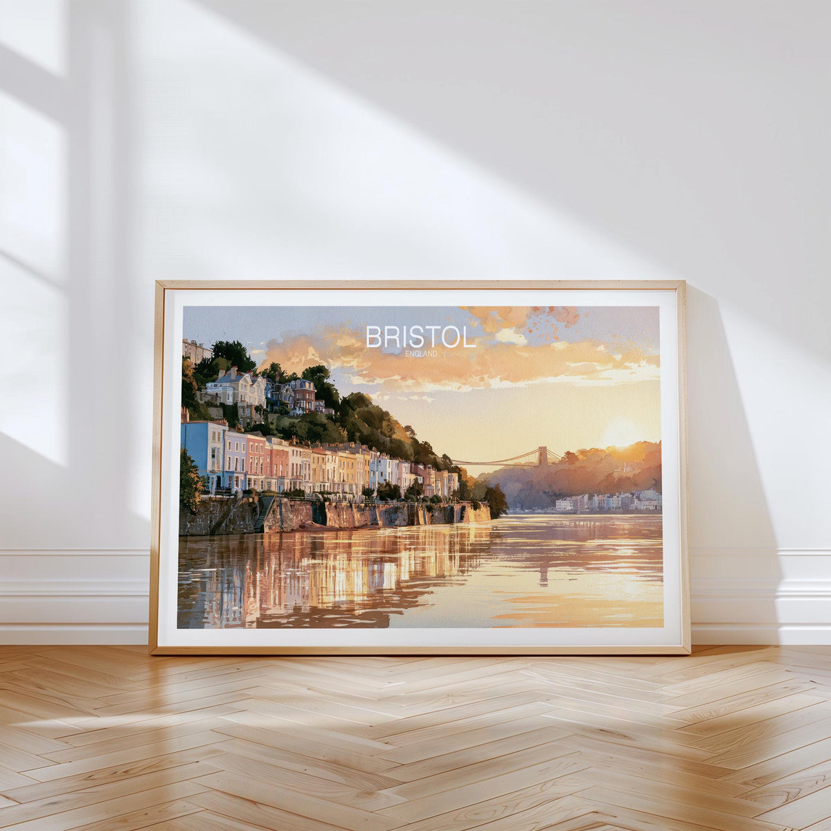 Bristol Travel Poster – United Kingdom Wall Art Print