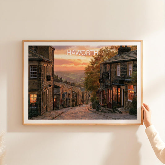 Haworth travel poster – view 2