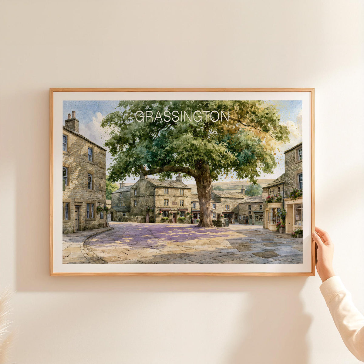 Grassington travel poster – view 2