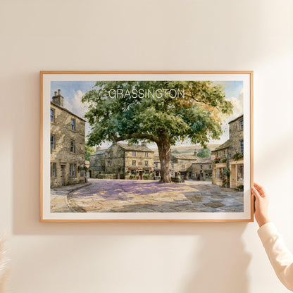 Grassington travel poster – view 2