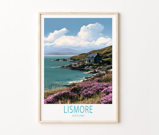 Lismore Travel Poster – Isle Coastal Wall Art Print