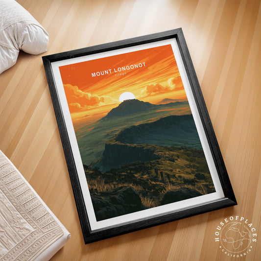 Mount Longonot travel poster – view 2