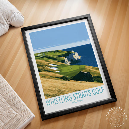 Whistling Straits travel poster – view 2