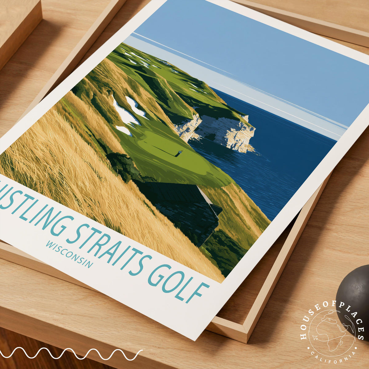 Whistling Straits travel poster – view 7
