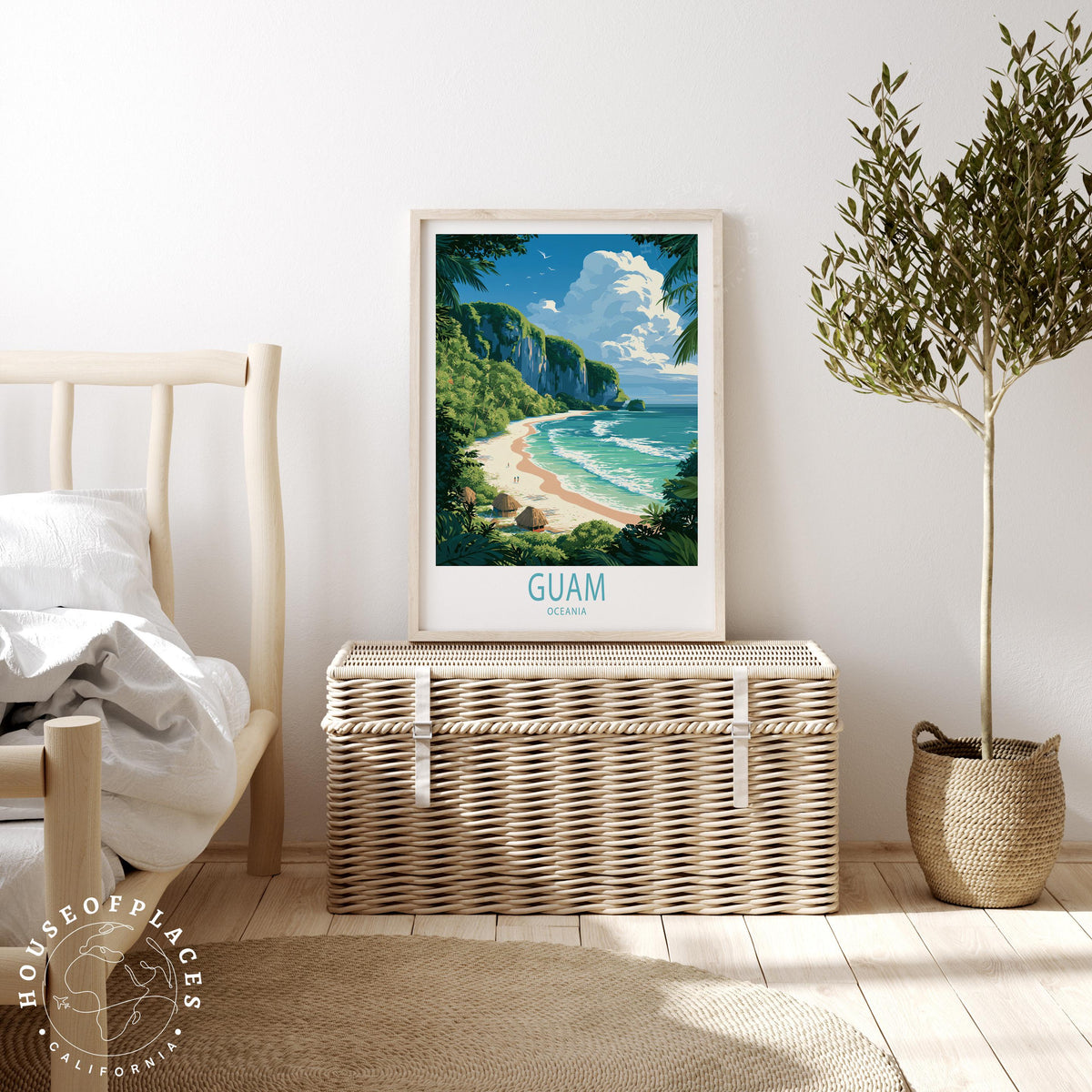 Guam Oceania travel poster – view 3