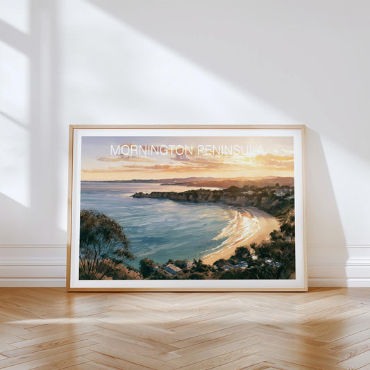 Mornington Peninsula Travel Poster – Australia Wall Art Print