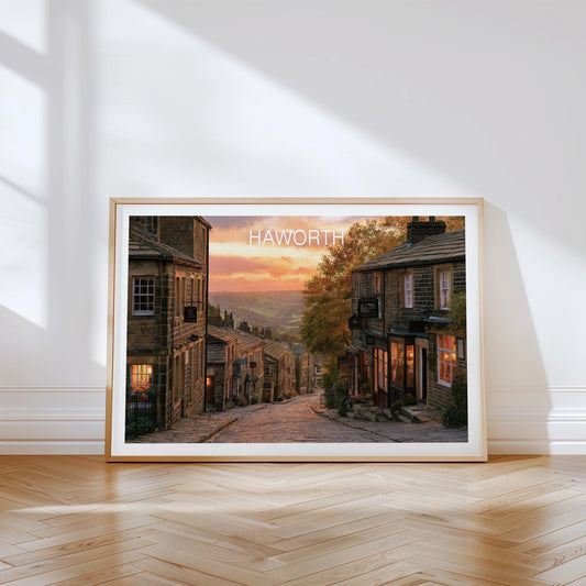 Haworth Travel Poster – United Kingdom Wall Art Print