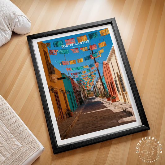 Todos Santos travel poster – view 2