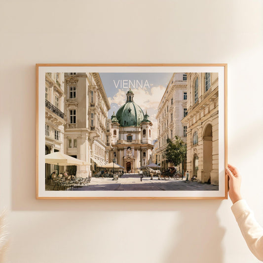 Vienna travel poster – view 2