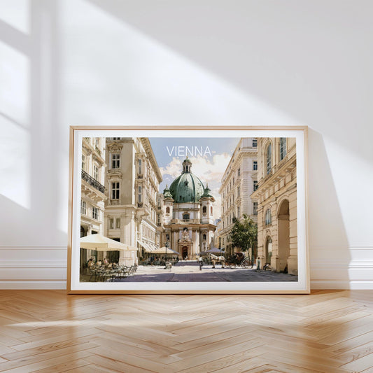 Vienna Travel Poster – Austria Wall Art Print