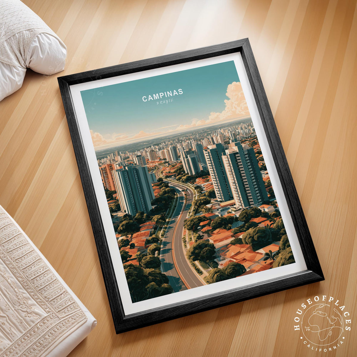 Campinas travel poster – view 2