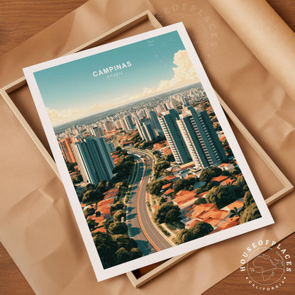 Campinas travel poster – view 4