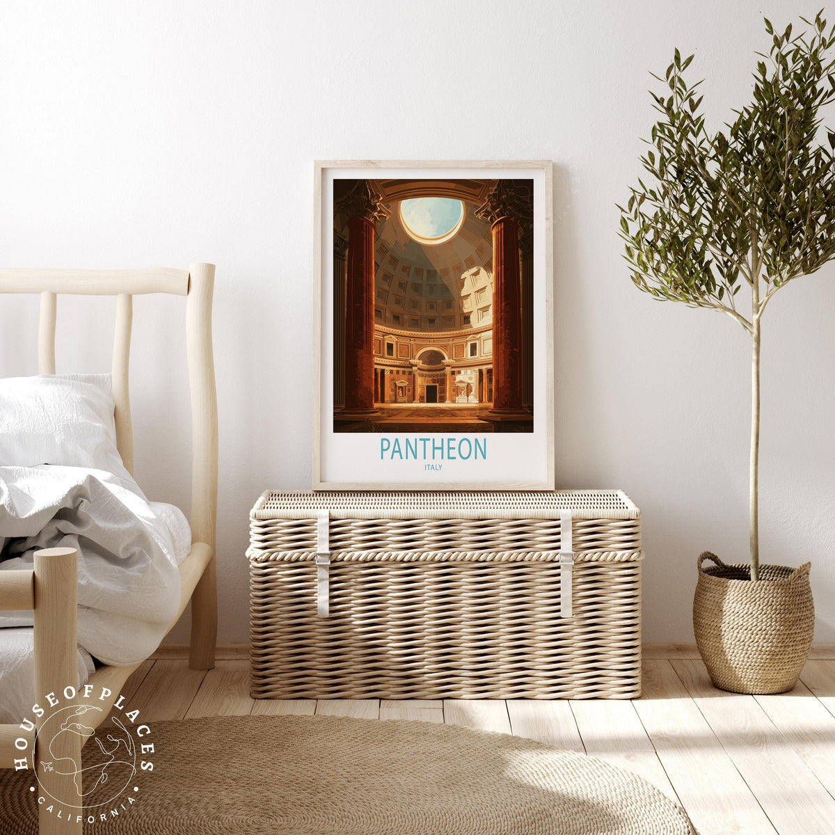 Pantheon Rome travel poster – view 3