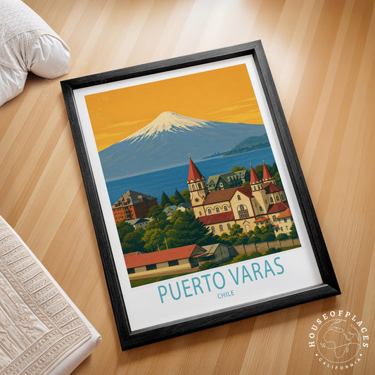 Puerto Varas travel poster – view 2