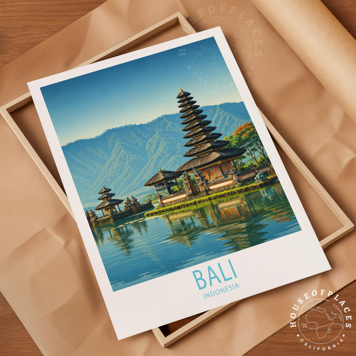 Bali travel poster – view 4