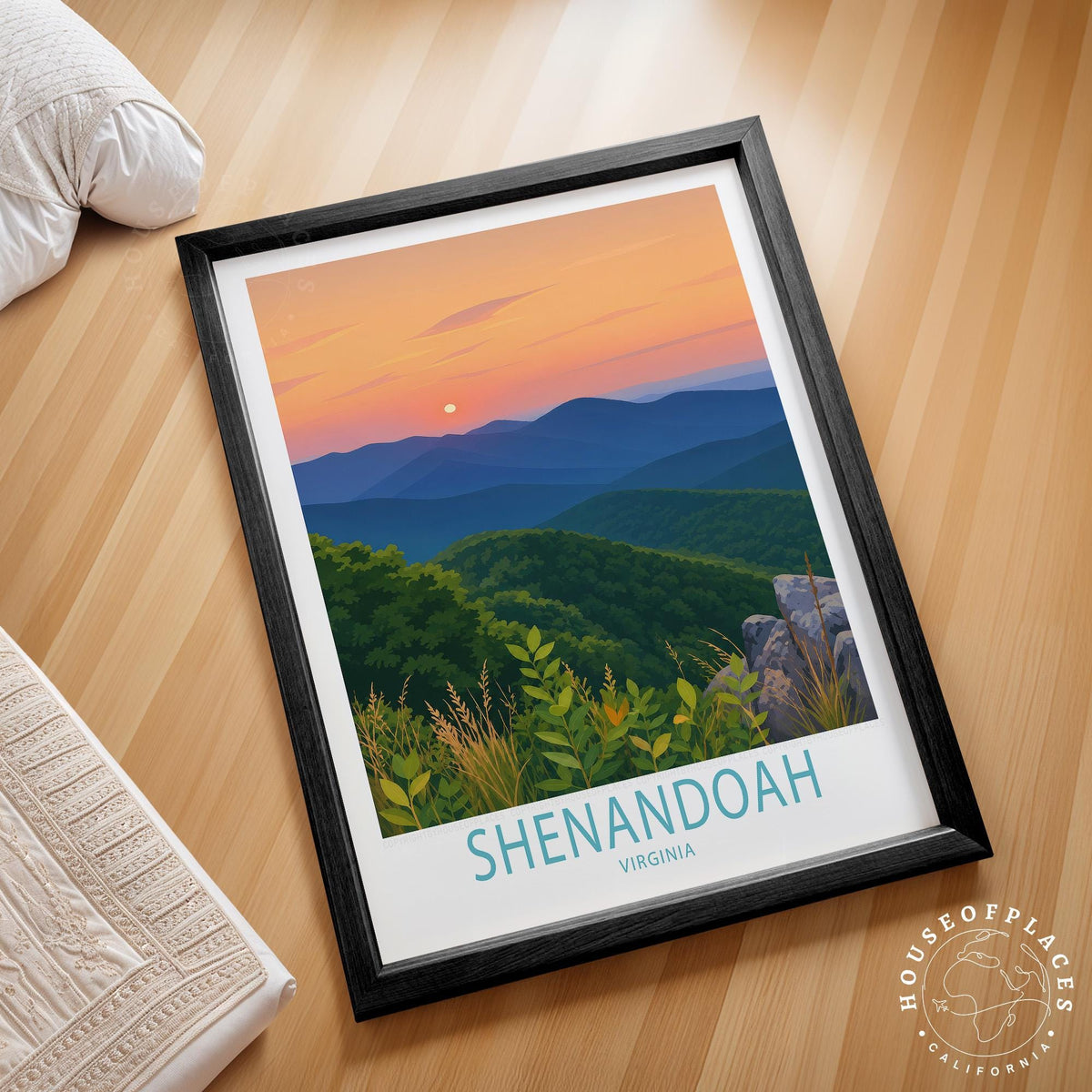 Shenandoah travel poster – view 2