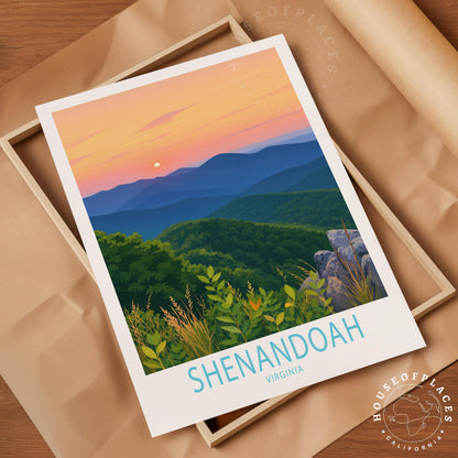 Shenandoah travel poster – view 4