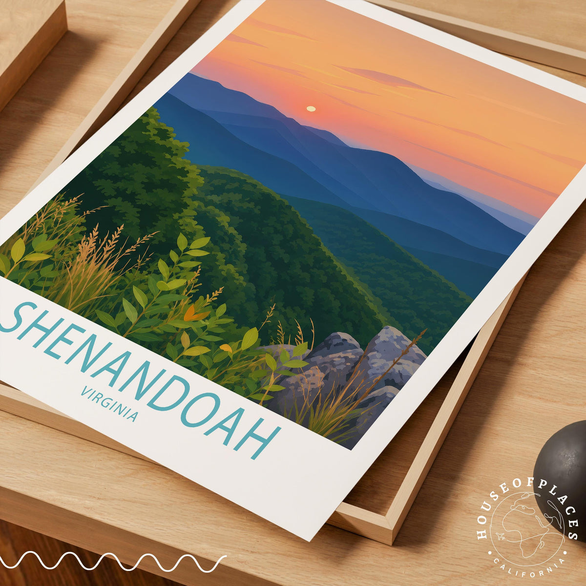 Shenandoah travel poster – view 7
