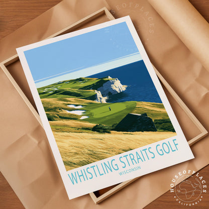 Whistling Straits travel poster – view 4